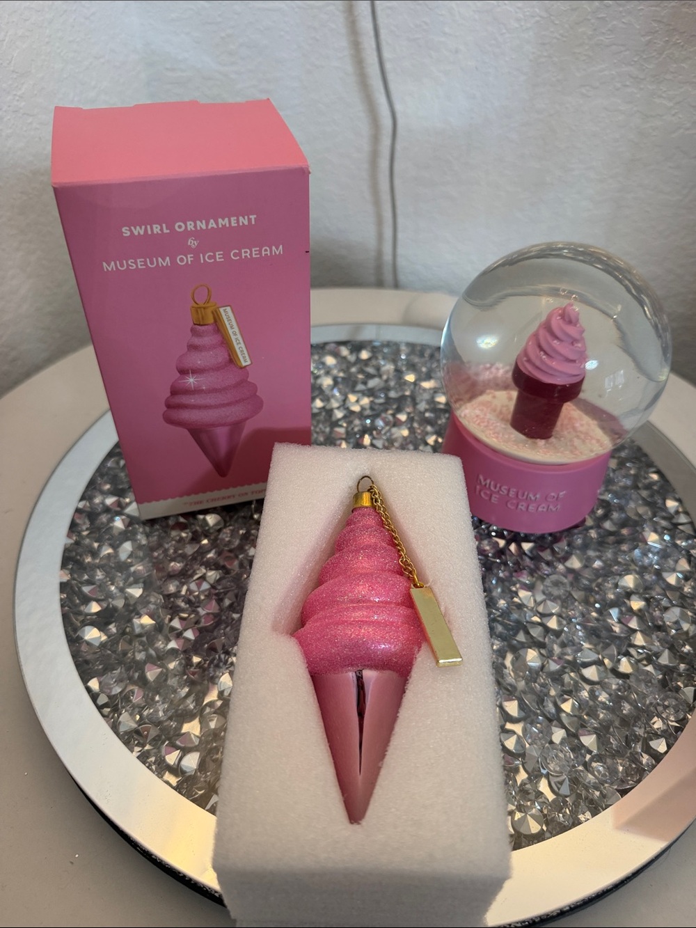Pink Swirl Ornament - Women Bath & Body